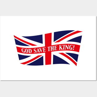 God Save The King! (England / Great Britain / United Kingdom / Wave) Posters and Art